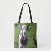 Jonge Geit foto Tote Bag (Voorkant)