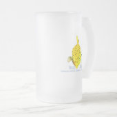 jonge gele doosvis matglas bierpul (Voorkant rechts)