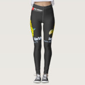 Jonge Gele Koffer Vis Leggings (Voorkant)