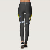 Jonge Gele Koffer Vis Leggings (Achterkant)