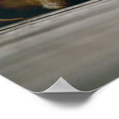 Jonge gele labrador puppy Slaap lekker Poster (Hoek)