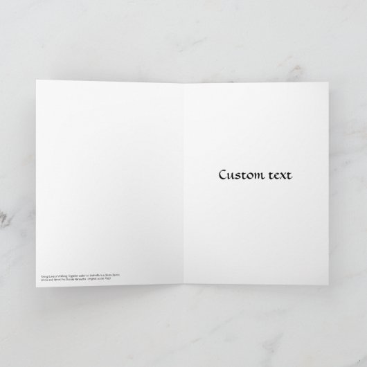 Jonge Geliefden - Japanse Valentijn Kaart (Binnen)