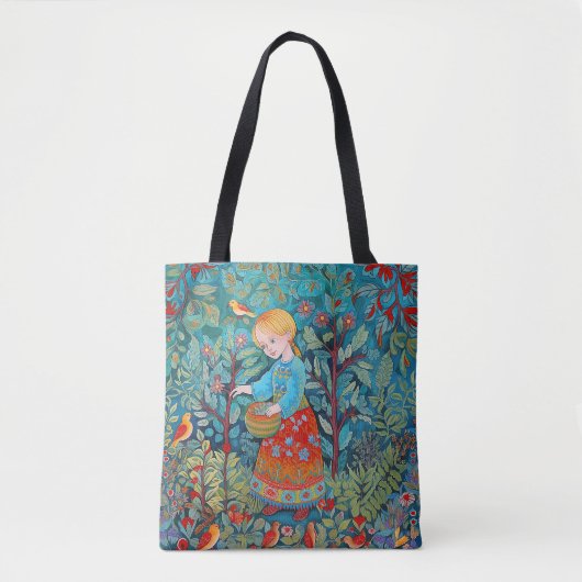 Jonge genezeres meisje tote bag (Voorkant)