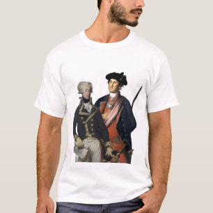 Jonge George Washington en Lafayette T-shirt