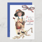 Jonge George Washington hakken op kersenboom Kaart (Voorkant / Achterkant)