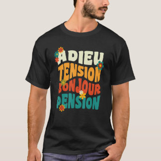 Jonge Gepensioneerde Werk Collega Vintage T-shirt