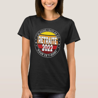 Jonge Gepensioneerde   Werkcollega 2022 Zonsonderg T-shirt