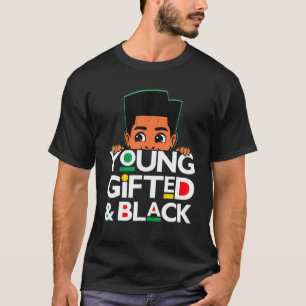 Jonge geschreeuw en zwarte geschiedenis S voor kin T-shirt