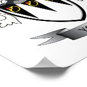 Jonge gezinscrest — wapenschild poster (Hoek)