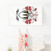 Jonge gezinscrest — wapenschild spandoek (Insitu)