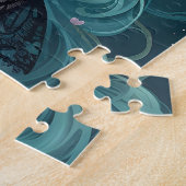 Jonge Gotische Vleermuis Meisje Legpuzzel (Zijkant)