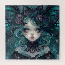 Jonge Gotische Vleermuis Meisje Legpuzzel