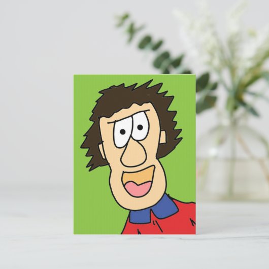 jonge grampa briefkaart (Staand voorkant)