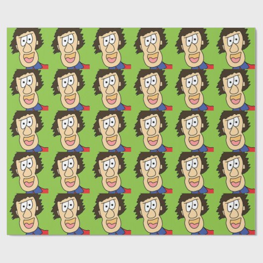 jonge grampa cadeaupapier (Vlak)