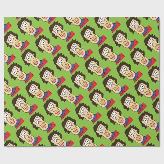 jonge grampa cadeaupapier (Vlak)