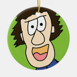 jonge grampa keramisch ornament