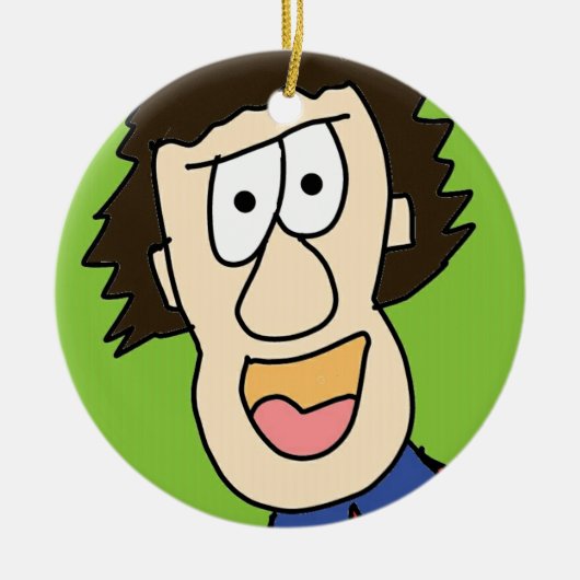 jonge grampa keramisch ornament (Voorkant)