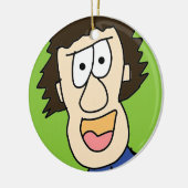 jonge grampa keramisch ornament (Links)