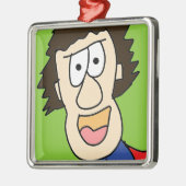 jonge grampa metalen ornament (Links)