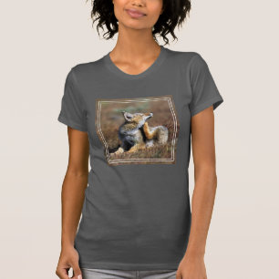 Jonge grijze vos in Torres Del Paine National Park T-shirt
