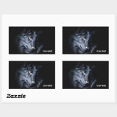 JONGE GRIJZE WOLF Wildlife Supporter Stickers (Vel)