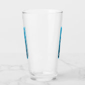 Jonge Grouper - Ontwerp gradiënt blauwe achtergron Glas (Links)