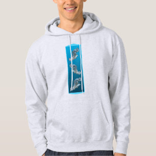 Jonge Grouper - Ontwerp gradiënt blauwe achtergron Hoodie