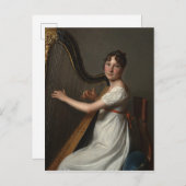 Jonge Harpist | 1804-1806 Briefkaart (Voorkant / Achterkant)