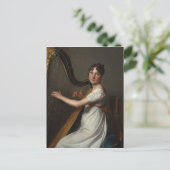 Jonge Harpist | 1804-1806 Briefkaart (Staand voorkant)