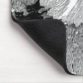 Jonge heks en zwarte katten muismat (Hoek)