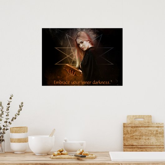 Jonge heks poster (Keuken)