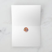 Jonge herfst muis slaapt in de Waterverf van Teacu Kaart (Binnen)