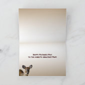 Jonge herten Vaders Dag Kaart (Binnen)