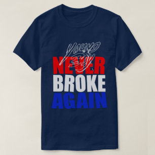 Jonge Homie nooit meer gebroken T-shirt