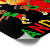 Jonge hoogbegaafde en zwarte jongens Kinder Junete Poster (Hoek)