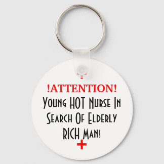 JONGE HOT Zuster op zoek naar ouderen... Sleutelhanger