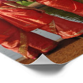 Jonge Indiase dames en heren, de tombe van Humayun Poster (Hoek)