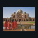 Jonge Indiase dames en heren Tomb van Humayun, Del Briefkaart<br><div class="desc">COPYRIGHT Adam Jones/DanitaDelimont.com| AS10 AJE0079.jpg| Jonge Indiase dames en heren Tomb,  Delhi,  India</div>