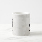 JONGE Instructeur Waterverf Meditation Pose Om Sig Koffiemok (Center)