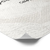 JONGE Instructeur Waterverf Meditation Pose Om Sig Poster (Hoek)