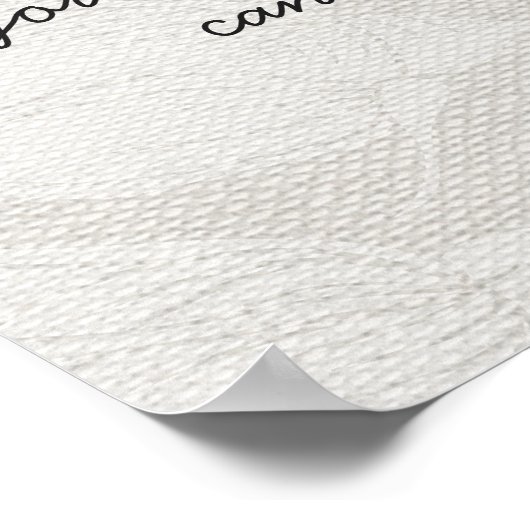 JONGE Instructeur Waterverf Meditation Pose Om Sig Poster (Hoek)