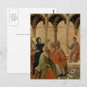 Jonge Jezus onderwijzen in de tempel Briefkaart (Voorkant / Achterkant)