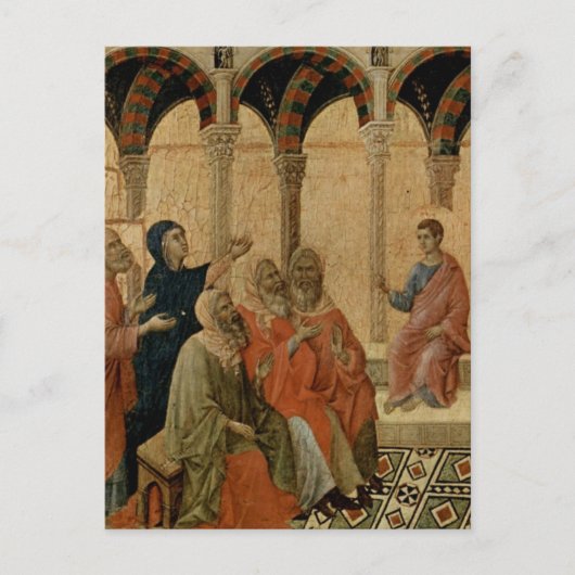Jonge Jezus onderwijzen in de tempel Briefkaart (Voorkant)