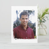 Jonge Joe Biden inauguratie Feestdagenkaart (Staand voorkant)