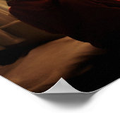 Jonge Jongen Wachten op Kerstman op kerstavond Poster (Hoek)