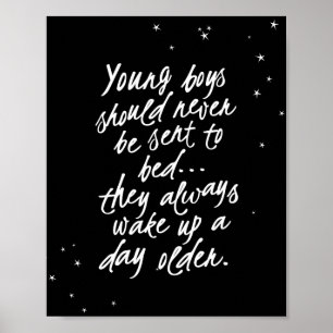 Jonge Jongens Moeten Nooit Naar Bed... Peter Pan C Poster