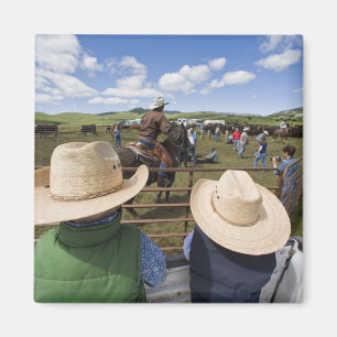 Jonge jongens nemen de Hughes Ranch van 2007 aan Magneet