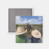 Jonge jongens op de Hughes Ranch in 2007 Magneet (Voorkant / Achterkant)