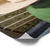 Jonge jongens op de Hughes Ranch in 2007 Poster (Hoek)