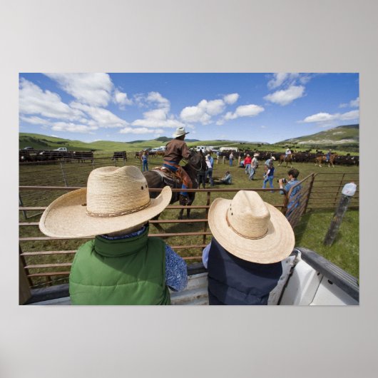 Jonge jongens op de Hughes Ranch in 2007 Poster (Voorkant)